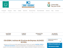 Tablet Screenshot of ide-cesem.com